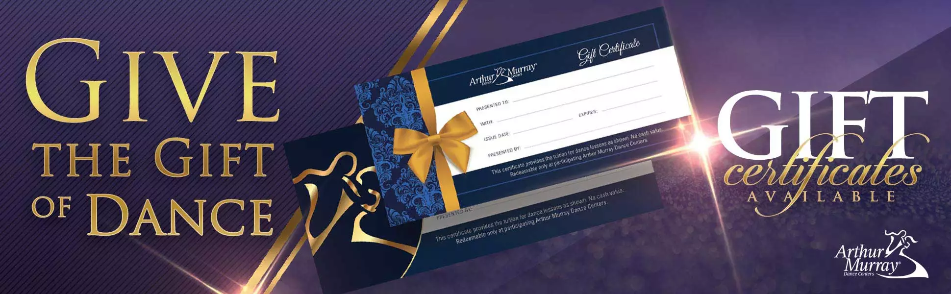 Arthur Murray Gift Certificates Arthur Murray Gift Certificates